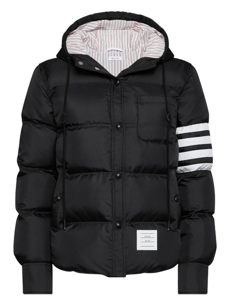 Thom Browne Ripstop 4-bar Jacket - Black 