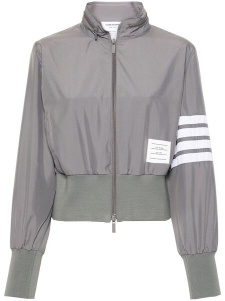  Thom Browne Ripstop Bomber Jacket - Grey 