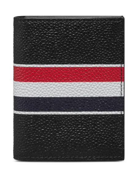  Thom Browne Rwb-stripe Wallet - Black 