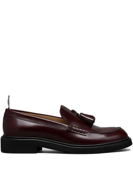  Thom Browne Rwb Tassel-detailed Loafers - Red 