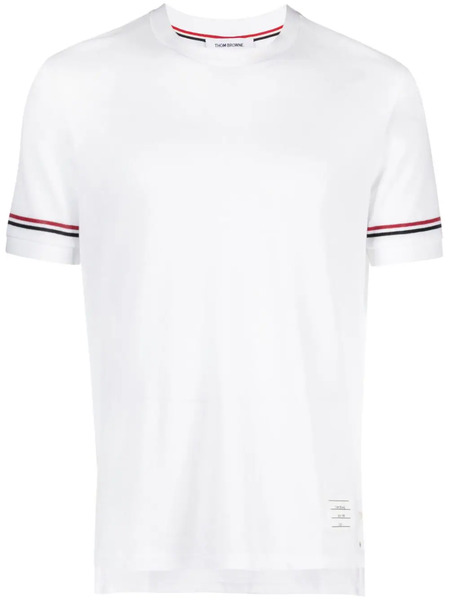  Thom Browne Rwv-stripe Knitted Top - White 