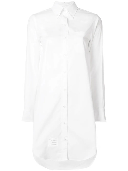  Thom Browne Shirt Dress - White 