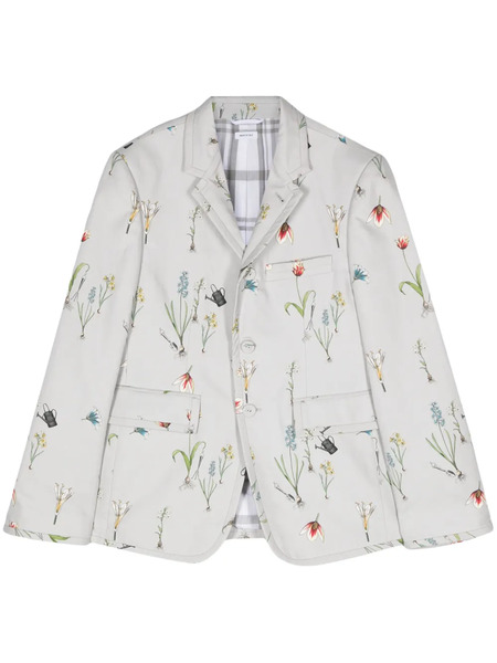  Thom Browne Single-breasted Blazer - Grey 