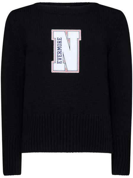  Thom Browne Slogan-print Sweater - Black 