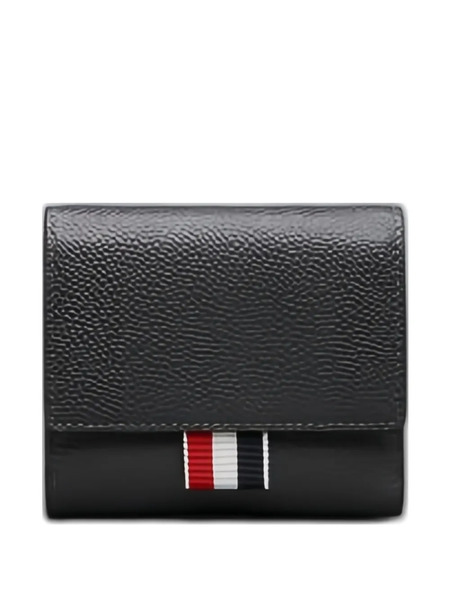  Thom Browne Small Pebble-grain Wallet - Grey 