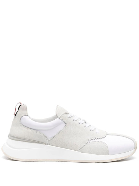  Thom Browne Sprinter Panelled Sneakers - White 