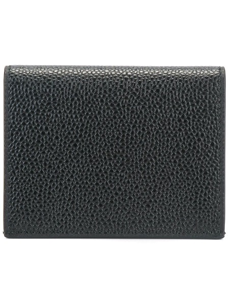  Thom Browne Striped Detailing Cardholder - Black 