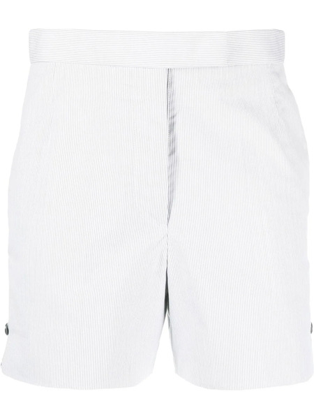  Thom Browne Striped Tailored Shorts - Grey 