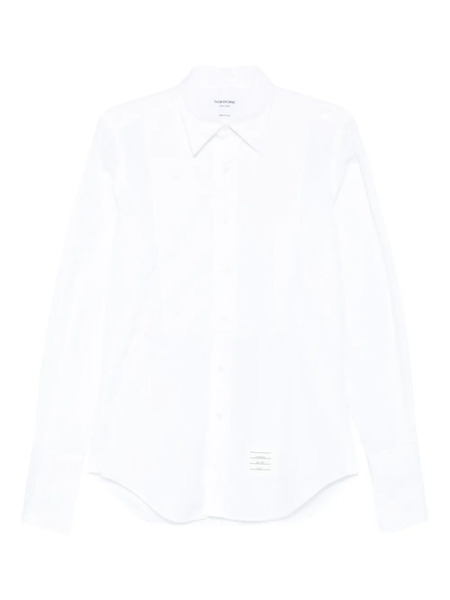  Thom Browne 3-stripes Logo Shirt - White 