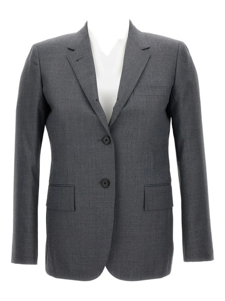  Thom Browne Super 120s Single-breasted Blazer - Grey 