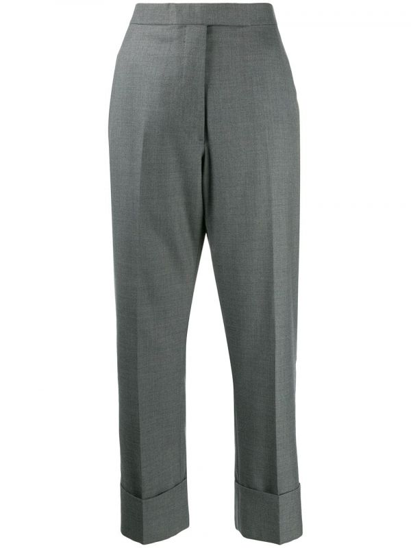  Thom Browne Super 120s Trousers - Grey 
