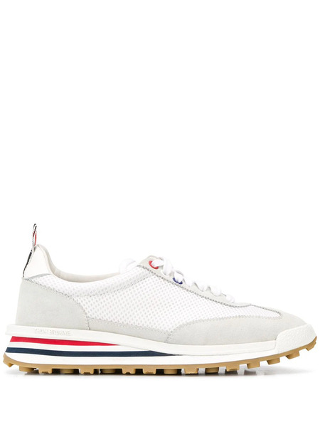  Thom Browne Tech Runner Panelled Sneakers - White 