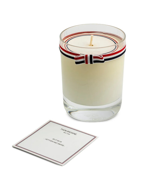  Thom Browne Vetyver Ribbon-detail Candle - Neutrals 