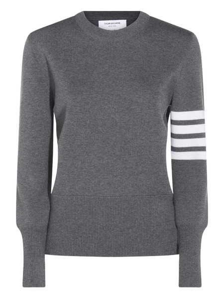  Thom Browne Wool Jumper - Grey 