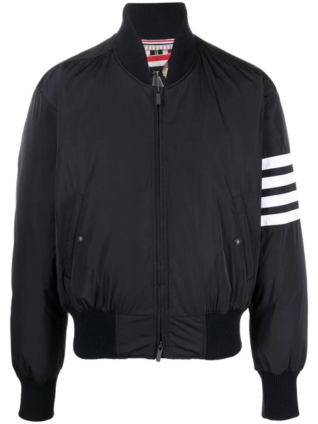  Thom Browne Zip-front Padded Jacket - Blue 