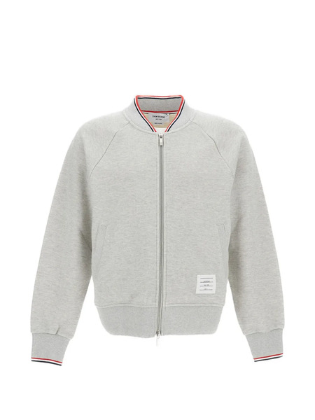  Thom Browne Zip-up Bomber Jacket - Grey 