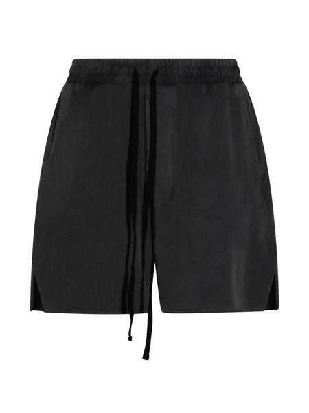  Thom Krom Drawstring Cotton Shorts - Black 