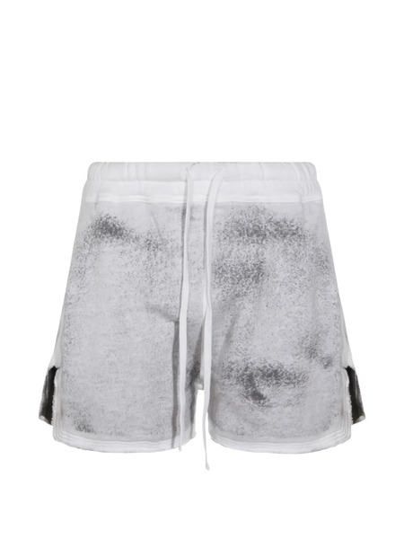  Thom Krom Drawstring Split Shorts - Grey 