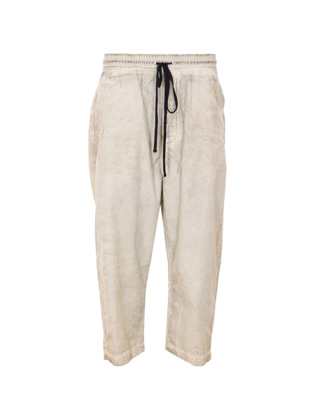  Thom Krom Elasticated Vegetal Stone Trousers - Neutrals 