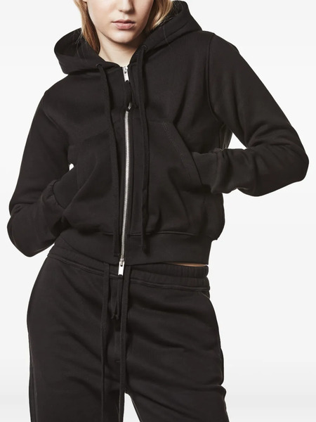  Thom Krom Hooded Zip-up Jacket - Black 