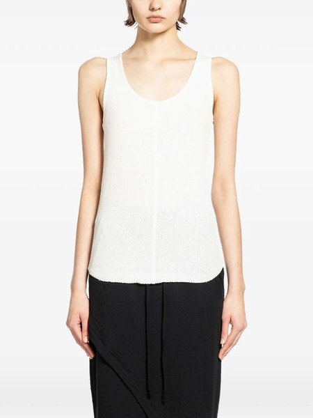  Thom Krom Long Ribbed Tank Top - Neutrals 