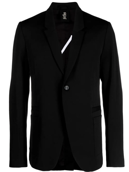  Thom Krom Long-sleeved Single-breasted Blazer - Black 