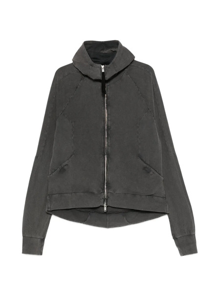  Thom Krom Panelled Zip-up Hoodie - Grey 