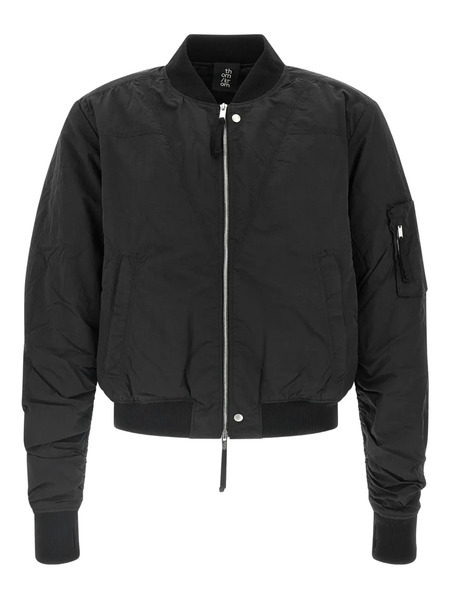  Thom Krom Ribbed M J 75 Bomber Jacket - Black 