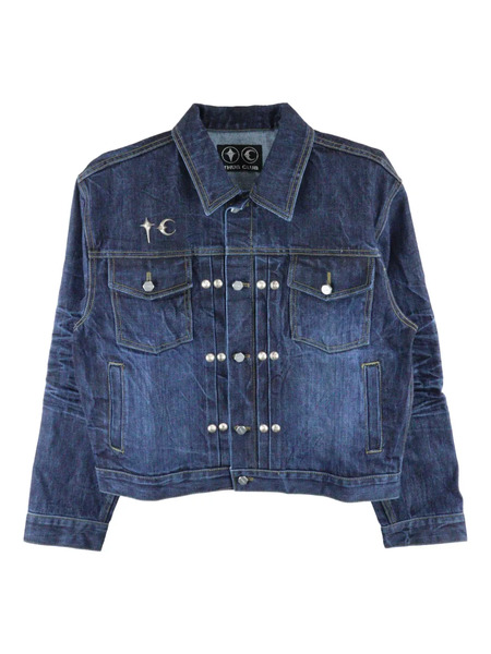  Thug Club Naval Warfare Denim Jacket - Blue 