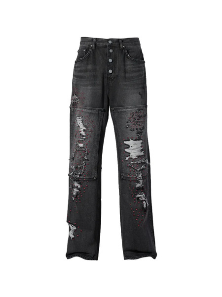  Thug Club Straight-leg Jeans - Grey 