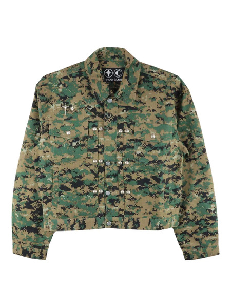  Thug Club Tc Army Jacket - Green 