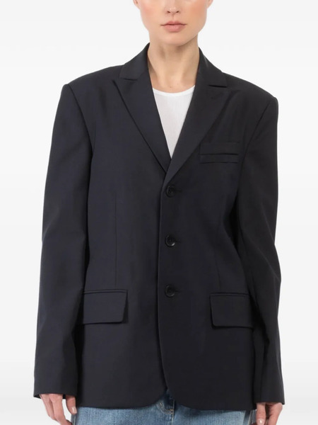  Tibi Button-fastening Single-breasted Blazer - Blue 