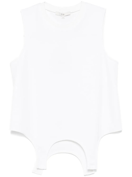  Tibi Flip Tank Top - White 