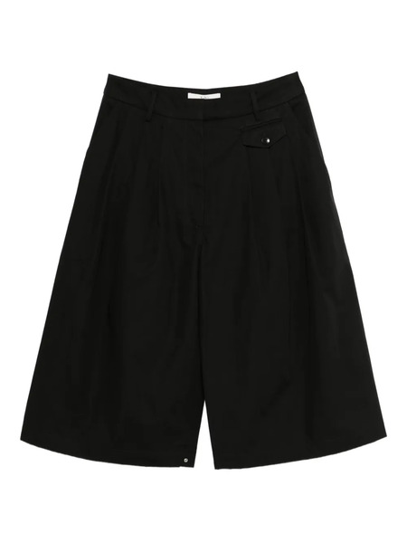  Tibi Pleated Shorts - Black 
