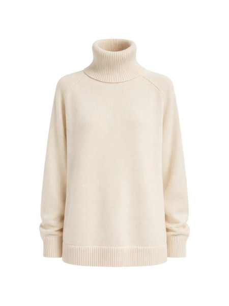  Tibi Roll-neck Oversized Sweater - Neutrals 