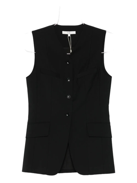  Tibi V-neck Waistcoat - Black 