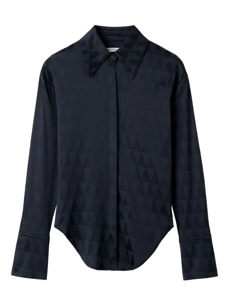  Tiger Of Sweden Geometric-pattern Shirt - Black 