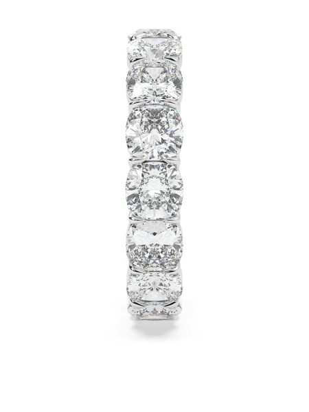  Tilla 14k White Gold Diamond Eternity Ring - Silver 