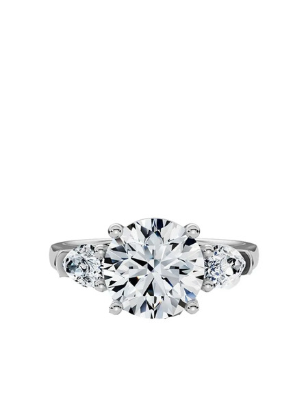  Tilla 14k White Gold Lab-grown Diamond Ring - Silver 