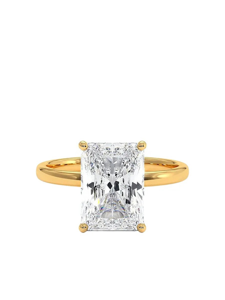  Tilla 14k Yellow Gold Diamond Solitaire Ring 