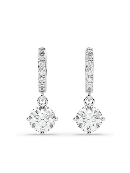  Tilla 14kt White Gold Dangling Earrings - Silver 
