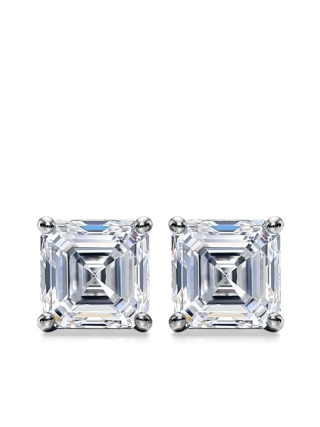  Tilla 14kt White Gold Diamond Stud Earrings 