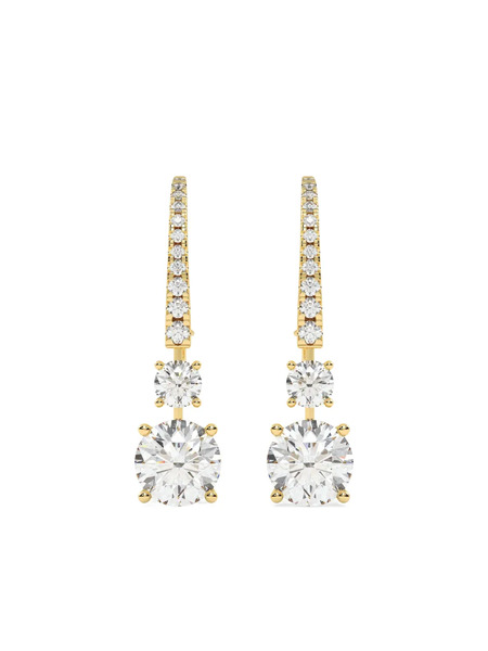  Tilla 14kt Yellow Gold Dangling Earrings 