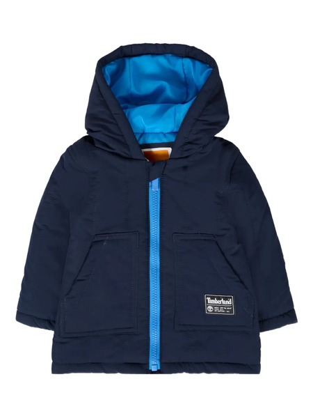  Timberland Kids Hooded Quilted Jacket - Blue 
