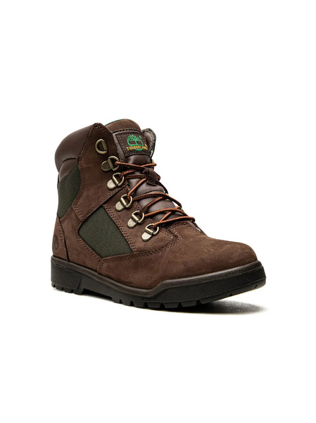  Timberland Kids 6 Inch Field brown/green Boots 