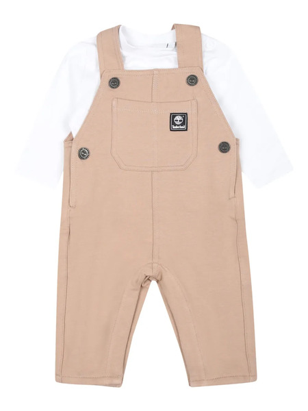  Timberland Kids Jersey Dungarees (set Of Two) - Neutrals 