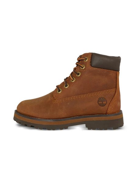  Timberland Kids Leather Lace-up Boots - Brown 