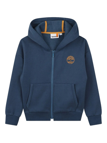  Timberland Kids Logo-detail Hoodie - Blue 