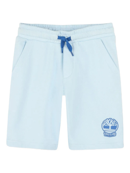  Timberland Kids Logo-embroidered Drawstring Shorts - Blue 