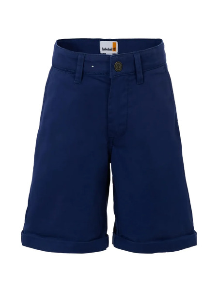  Timberland Kids Logo-patch Shorts - Blue 